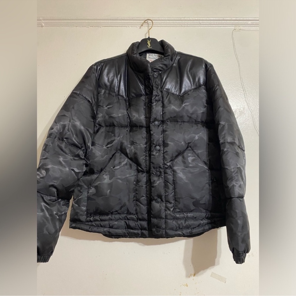 True Religion Black Puffer Jacket